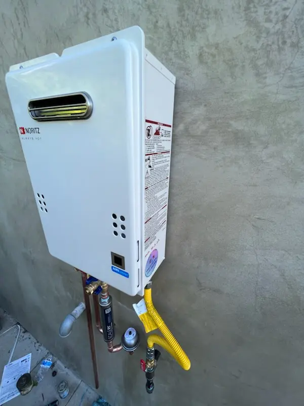 Tankless water heater installation for Bacon Hall homes